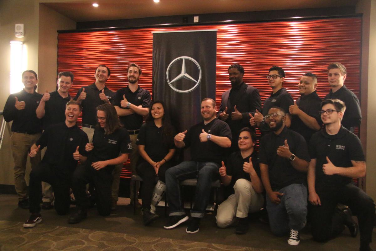 Gwinnett Tech's first graduates of Mercedes-Benz Automotive program
