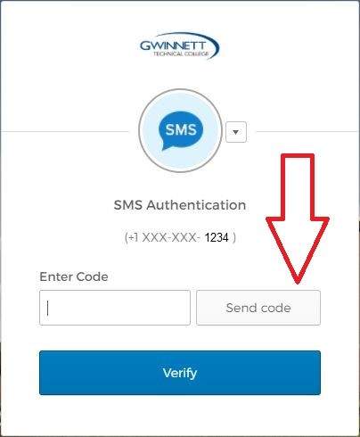 image of SMS authentication
