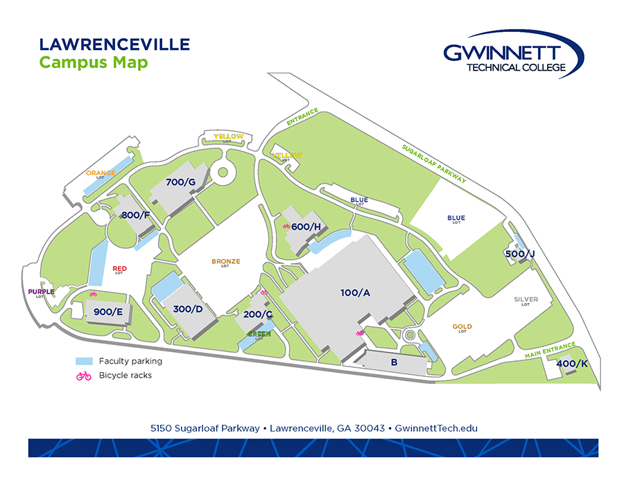 Gwinnett Tech map