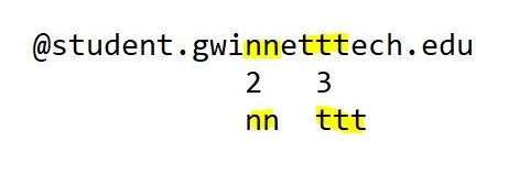student email structure example