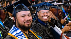 Two graduates at 2026 Gwinnett Tech commencement ceremony
